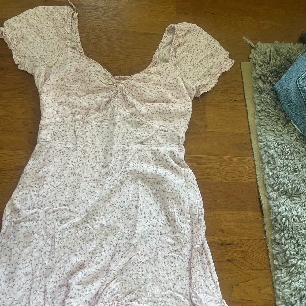 Hollister Pink Floral Dress